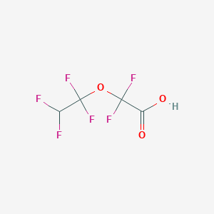 molecular formula C4H2F6O3 B14427510 Difluoro(1,1,2,2-tetrafluoroethoxy)acetic acid CAS No. 81233-13-8