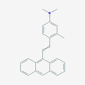 4-[2-(Anthracen-9-YL)ethenyl]-N,N,3-trimethylaniline