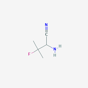 2-Amino-3-fluoro-3-methylbutanenitrile