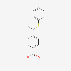 Methyl 4-[1-(phenylsulfanyl)ethyl]benzoate