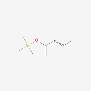 molecular formula C8H16OSi B14427594 Trimethyl[(penta-1,3-dien-2-yl)oxy]silane CAS No. 81658-42-6