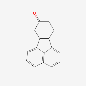 molecular formula C16H14O B14427633 7,9,10,10a-tetrahydro-6bH-fluoranthen-8-one CAS No. 79870-17-0