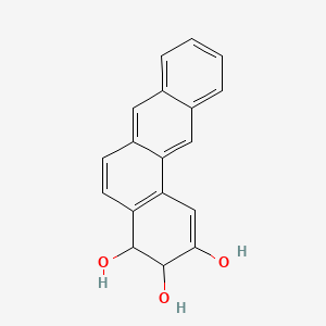 molecular formula C18H14O3 B14427642 Benz(a)anthracene-2,3,4-triol, 3,4-dihydro- CAS No. 79146-82-0