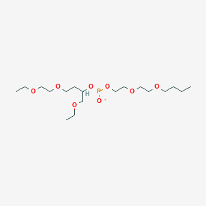 9-(Ethoxymethyl)-3,6,10,12,15,18-hexaoxa-11-phosphadocosan-11-olate