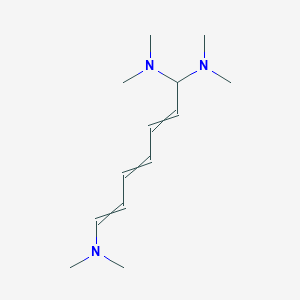 N~1~,N~1~,N~7~,N~7~,N'~1~,N'~1~-Hexamethylhepta-2,4,6-triene-1,1,7-triamine