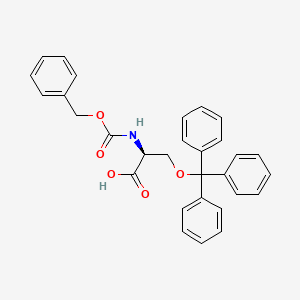 molecular formula C30H27NO5 B1442771 Z-Ser(trt)-OH CAS No. 1330286-53-7