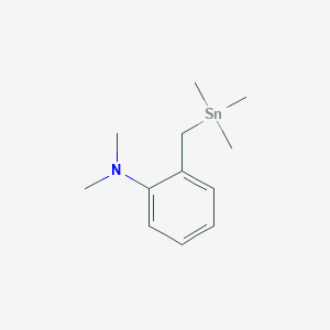 N,N-Dimethyl-2-[(trimethylstannyl)methyl]aniline