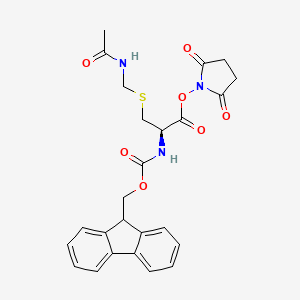molecular formula C25H25N3O7S B1442772 Fmoc-cys(acm)-OSu CAS No. 182410-75-9