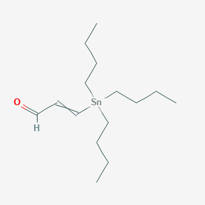 molecular formula C15H30OSn B14427728 3-(Tributylstannyl)prop-2-enal CAS No. 81925-30-6