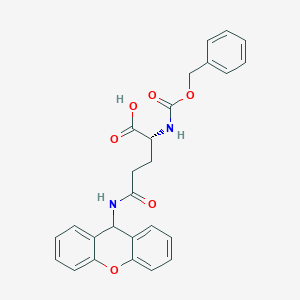 molecular formula C26H24N2O6 B1442775 Z-D-谷氨酰胺(Xan)-OH CAS No. 327981-02-2