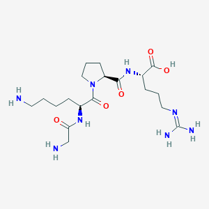 Glycyl-L-lysyl-L-prolyl-N~5~-(diaminomethylidene)-L-ornithine