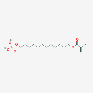 12-(Phosphonooxy)dodecyl 2-methylprop-2-enoate