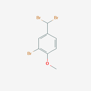 2-Bromo-4-(dibromomethyl)-1-methoxybenzene