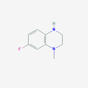7-Fluoro-1-methyl-1,2,3,4-tetrahydroquinoxaline