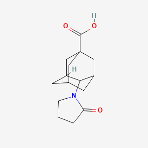 N-(1-Carboxy-4-adamantyl)-2-pyrrolidone