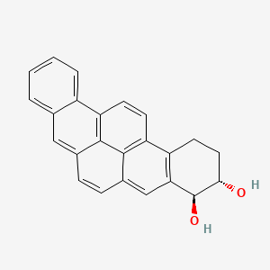 molecular formula C24H18O2 B14427925 Benzo(rst)pentaphene-3,4-diol, 1,2,3,4-tetrahydro-, trans- CAS No. 80648-54-0