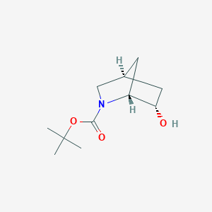molecular formula C11H19NO3 B1442794 (1R,4S,6S)-rel-2-Boc-6-hydroxy-2-azabicyclo[2.2.1]heptane CAS No. 198835-05-1