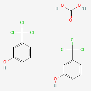 Carbonic acid--3-(trichloromethyl)phenol (1/2)