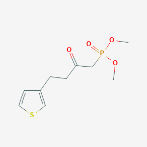 Dimethyl [2-oxo-4-(thiophen-3-yl)butyl]phosphonate