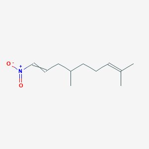 molecular formula C11H19NO2 B14427975 4,8-Dimethyl-1-nitronona-1,7-diene CAS No. 85148-99-8