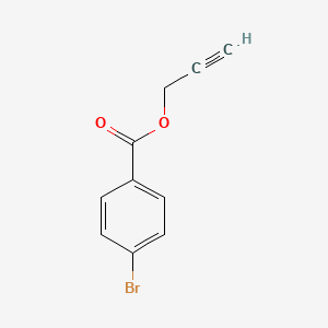 molecular formula C10H7BrO2 B14428021 Benzoic acid, 4-bromo-, 2-propynyl ester CAS No. 79318-19-7