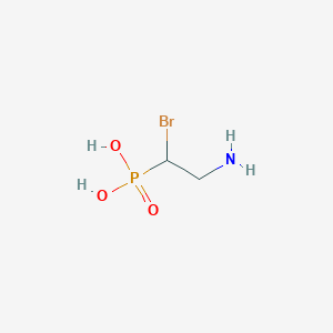 (2-Amino-1-bromoethyl)phosphonic acid