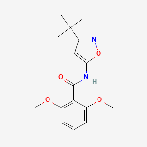 N-(3-tert-Butyl-1,2-oxazol-5-yl)-2,6-dimethoxybenzamide