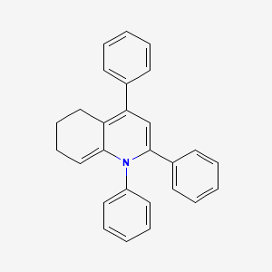 Quinoline, 1,5,6,7-tetrahydro-1,2,4-triphenyl-