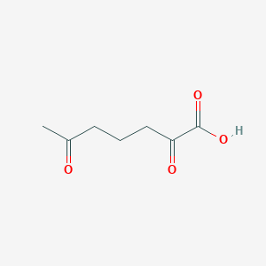 molecular formula C7H10O4 B14428116 2,6-Dioxoheptanoic acid CAS No. 84375-05-3