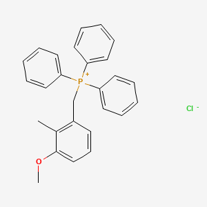 molecular formula C27H26ClOP B14428152 [(3-Methoxy-2-methylphenyl)methyl](triphenyl)phosphanium chloride CAS No. 84657-26-1