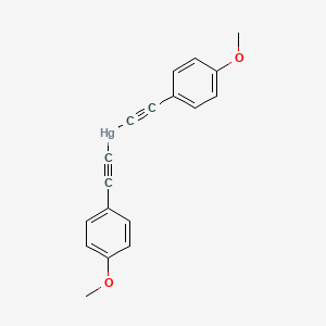 Bis[(4-methoxyphenyl)ethynyl]mercury