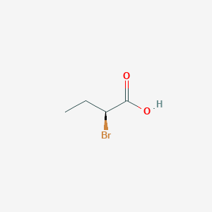 molecular formula C4H7BrO2 B144282 (S)-2-溴丁酸 CAS No. 32659-49-7