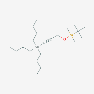 Silane, (1,1-dimethylethyl)dimethyl[[3-(tributylstannyl)-2-propynyl]oxy]-