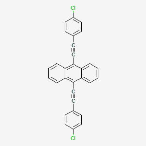 9,10-Bis[(4-chlorophenyl)ethynyl]anthracene