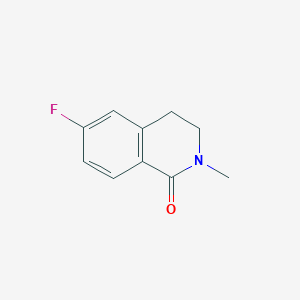 B1442824 6-fluoro-2-methyl-3,4-dihydroisoquinolin-1(2H)-one CAS No. 1195255-07-2