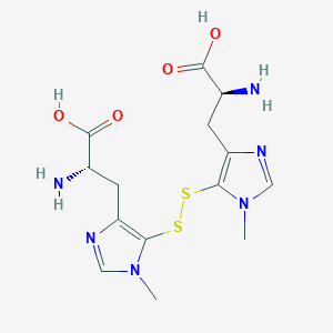 (2S)-2-amino-3-[5-[[5-[(2S)-2-amino-2-carboxyethyl]-3-methylimidazol-4-yl]disulfanyl]-1-methylimidazol-4-yl]propanoic acid