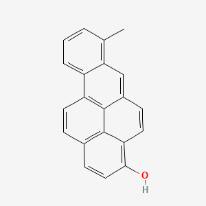 molecular formula C21H14O B14428324 Benzo(a)pyren-3-ol, 7-methyl- CAS No. 79418-83-0