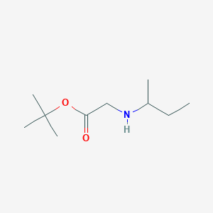 B1442833 Tert-butyl 2-[(butan-2-yl)amino]acetate CAS No. 1183159-54-7