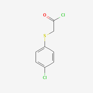 molecular formula C8H6Cl2OS B1442835 [(4-Chlorophenyl)thio]acetyl chloride CAS No. 7031-25-6