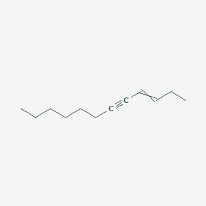 molecular formula C12H20 B14428358 Dodec-3-en-5-yne CAS No. 79159-60-7