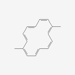 1,3,5,7,9,11,13-Cyclotetradecaheptaene, 1,8-dimethyl-