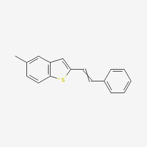 5-Methyl-2-(2-phenylethenyl)-1-benzothiophene