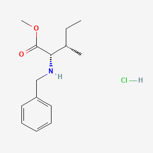 molecular formula C14H22ClNO2 B1442845 苯甲酰基-异亮氨酸-甲酯盐酸盐 CAS No. 402929-56-0