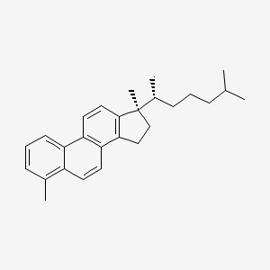 18,19-Dinorcholesta-1,3,5,7,9,11,13-heptaene, 4,17-dimethyl-, (17alpha)-