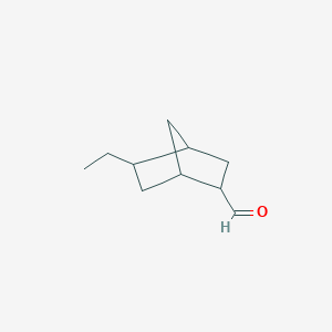 molecular formula C10H16O B14428471 5-Ethylbicyclo[2.2.1]heptane-2-carbaldehyde CAS No. 84397-91-1