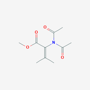 Methyl 2-(diacetylamino)-3-methylbut-2-enoate