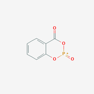 molecular formula C7H4O4P+ B14428582 4H-1,3,2-Benzodioxaphosphorin-4-one, 2-oxide CAS No. 80337-06-0