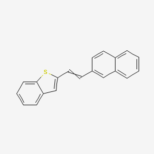 2-[2-(Naphthalen-2-yl)ethenyl]-1-benzothiophene