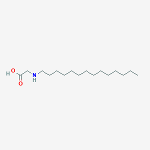 molecular formula C16H33NO2 B14428610 Glycine, N-tetradecyl- CAS No. 78961-17-8