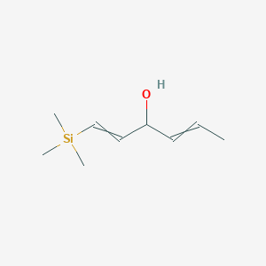 1-(Trimethylsilyl)hexa-1,4-dien-3-ol